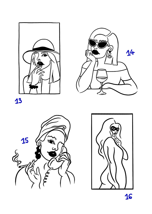 Motifs les p'tites dames