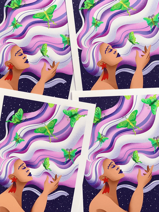 Caresse constellée 