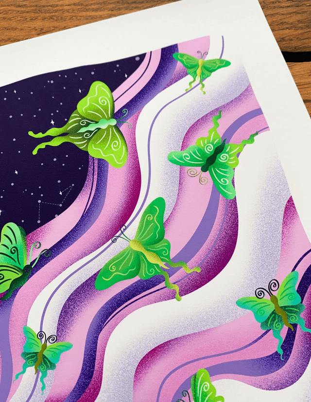 Caresse constellée 