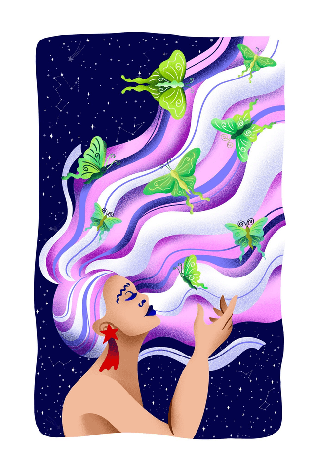 Caresse constellée 
