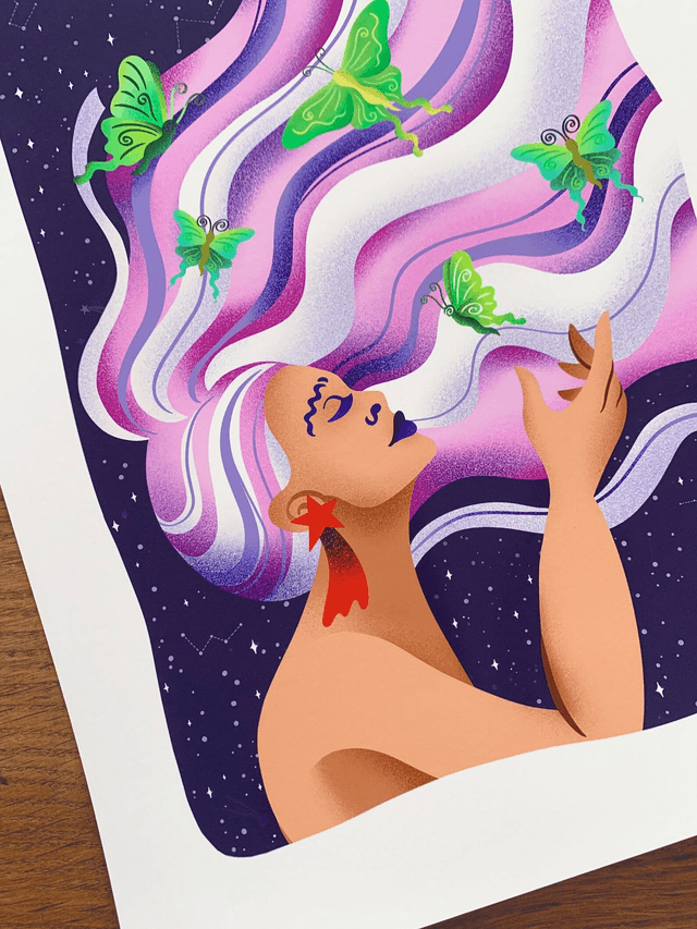 Caresse constellée 
